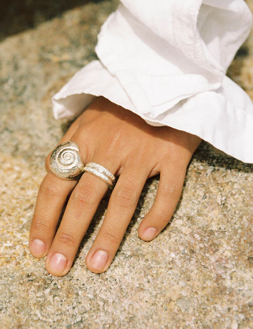 Anillo Caracola Plata