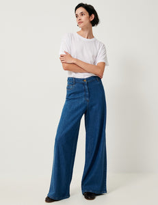 Pantalones Dalt Denim Blue