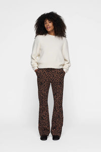 Pantalones Flared Leopard