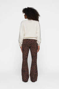 Pantalones Flared Leopard