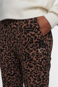 Pantalones Flared Leopard