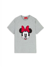 Cargar imagen en el visor de la galería, Camiseta Minnie Tachuelas Gris