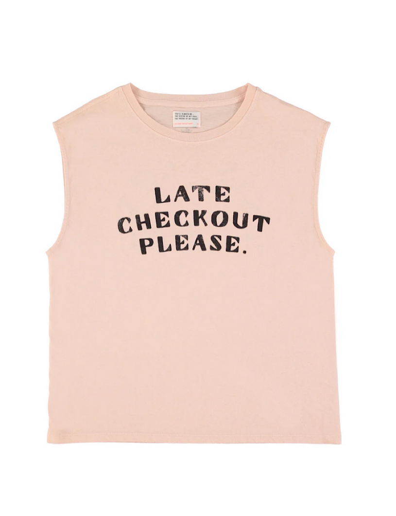 Camiseta Late check out Pink