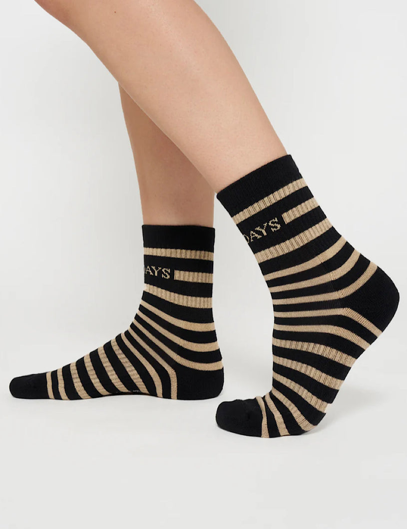 Calcetines Stripes Black