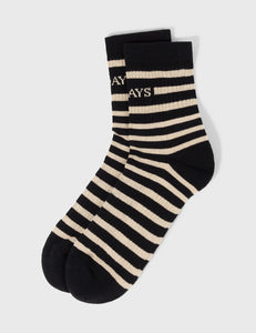 Calcetines Stripes Black