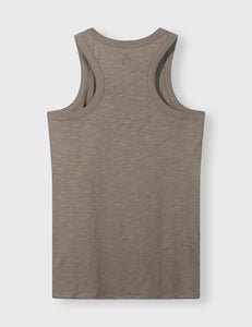 Top Singlet Slub Sage