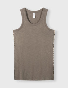 Top Singlet Slub Sage