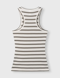 Top Tank Stripes Sage