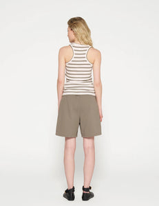 Top Tank Stripes Sage