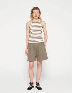 Top Tank Stripes Sage