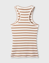 Cargar imagen en el visor de la galería, Top Tank Stripes Brown