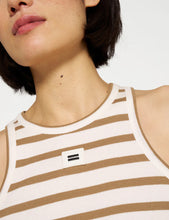 Cargar imagen en el visor de la galería, Top Tank Stripes Brown