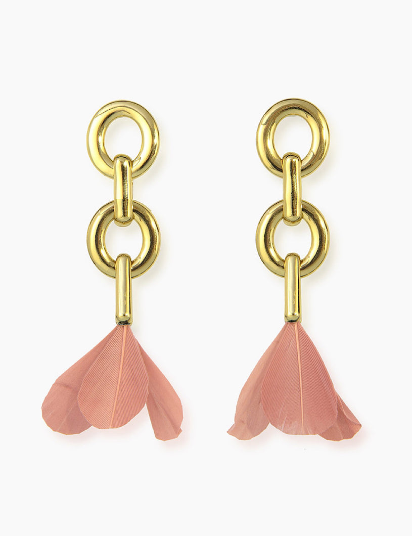 Pendientes Cadena Rosa